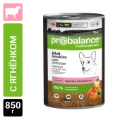 Консервированный корм для собак Probalance Sensitive, чувствительное пищеварение, 850г